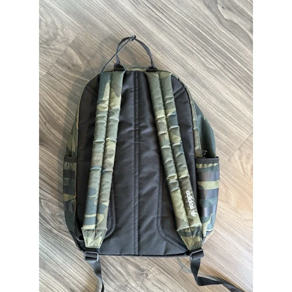 Adidas Youth Originals Treble Backpack Camo Green Black NWT